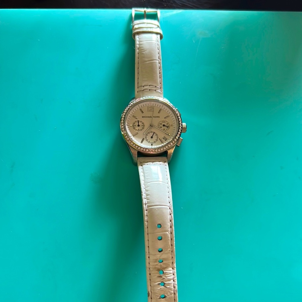 Michael Kors white watch